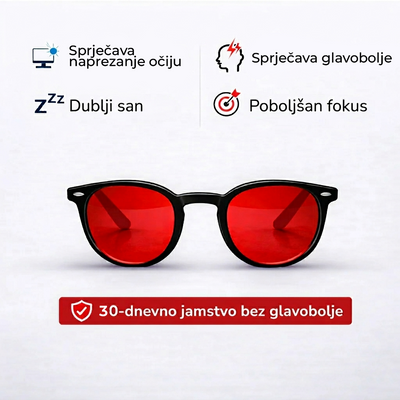 Metaz®  - Noćne Naočale Crvena Leća