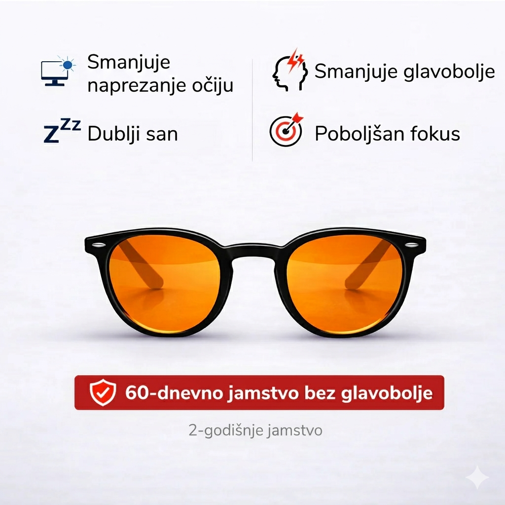 Metaz®  - Noćne Naočale Crvena Leća