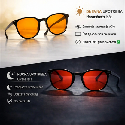 Metaz®  - Noćne Naočale Crvena Leća